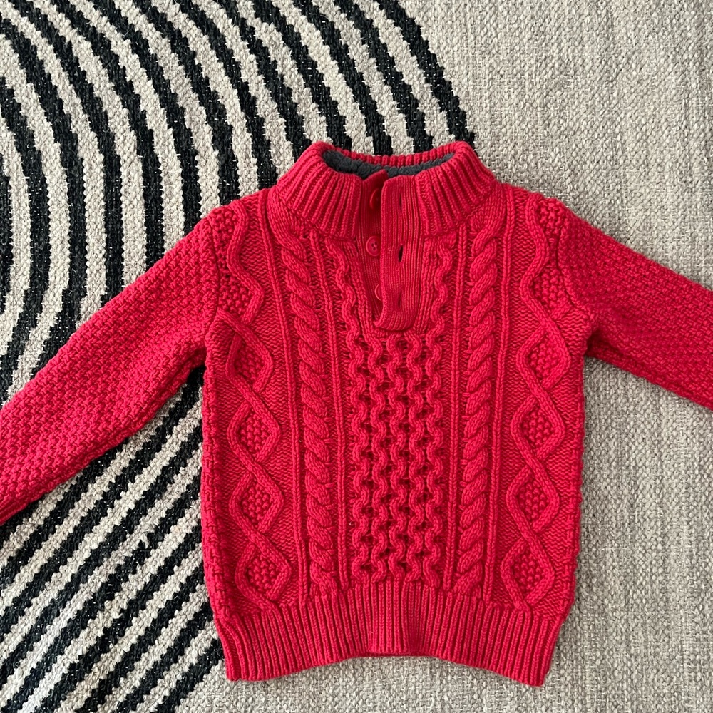 Red gap kid sweater